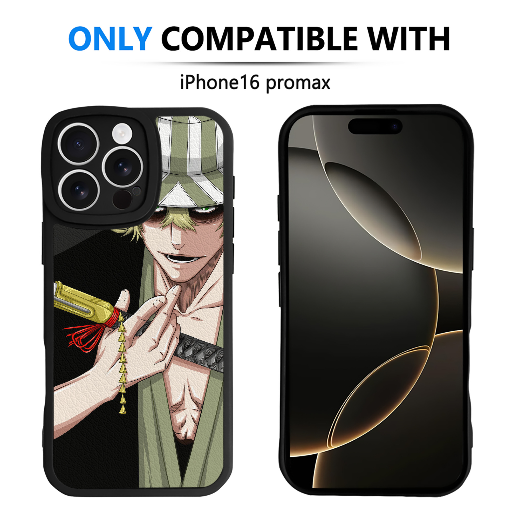（画像用） ブリーチ BLEACH 【iPhone 16シリーズ対応】シリコンスマホケース（レザー調） 材質：シリコン